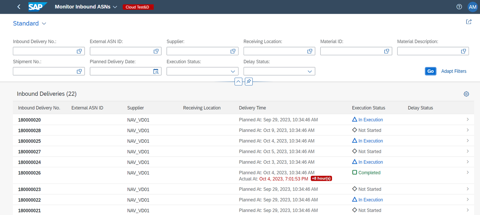 Supply Chain Insights SAP GTT's: Unleash with Monitor ASNs