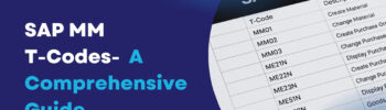 SAP MM T-Codes