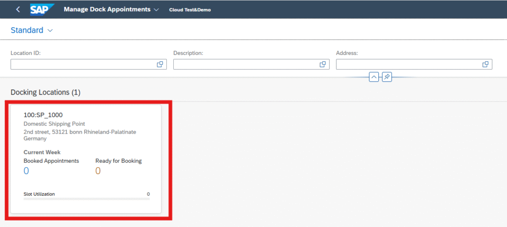 Role 1 Location access SP_1000
