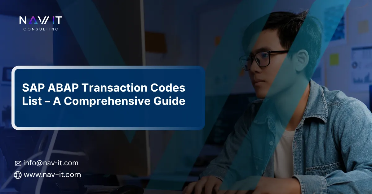 SAP ABAP transaction codes list comprehensive guide for SAP users and consultants