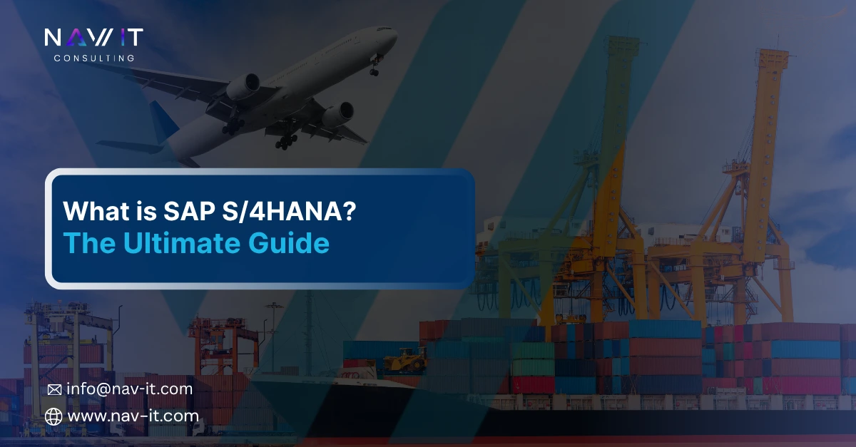 SAP S/4HANA dashboard illustrating intelligent ERP, real-time analytics, and digital business transformation