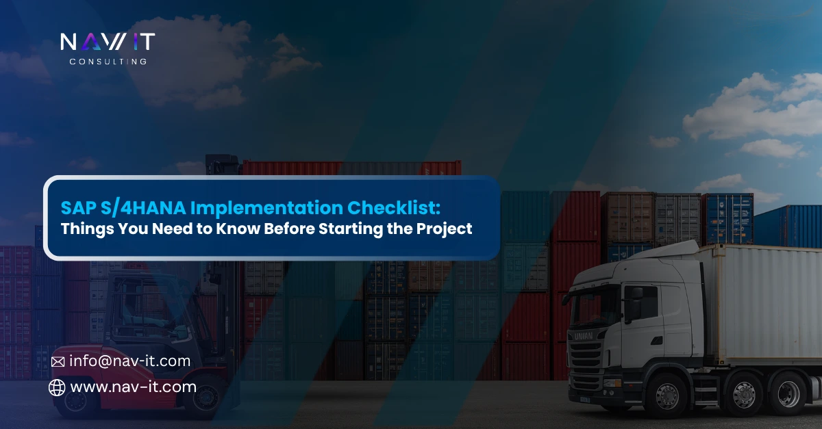 SAP S4HANA Implementation Checklist What to Know Before You Start